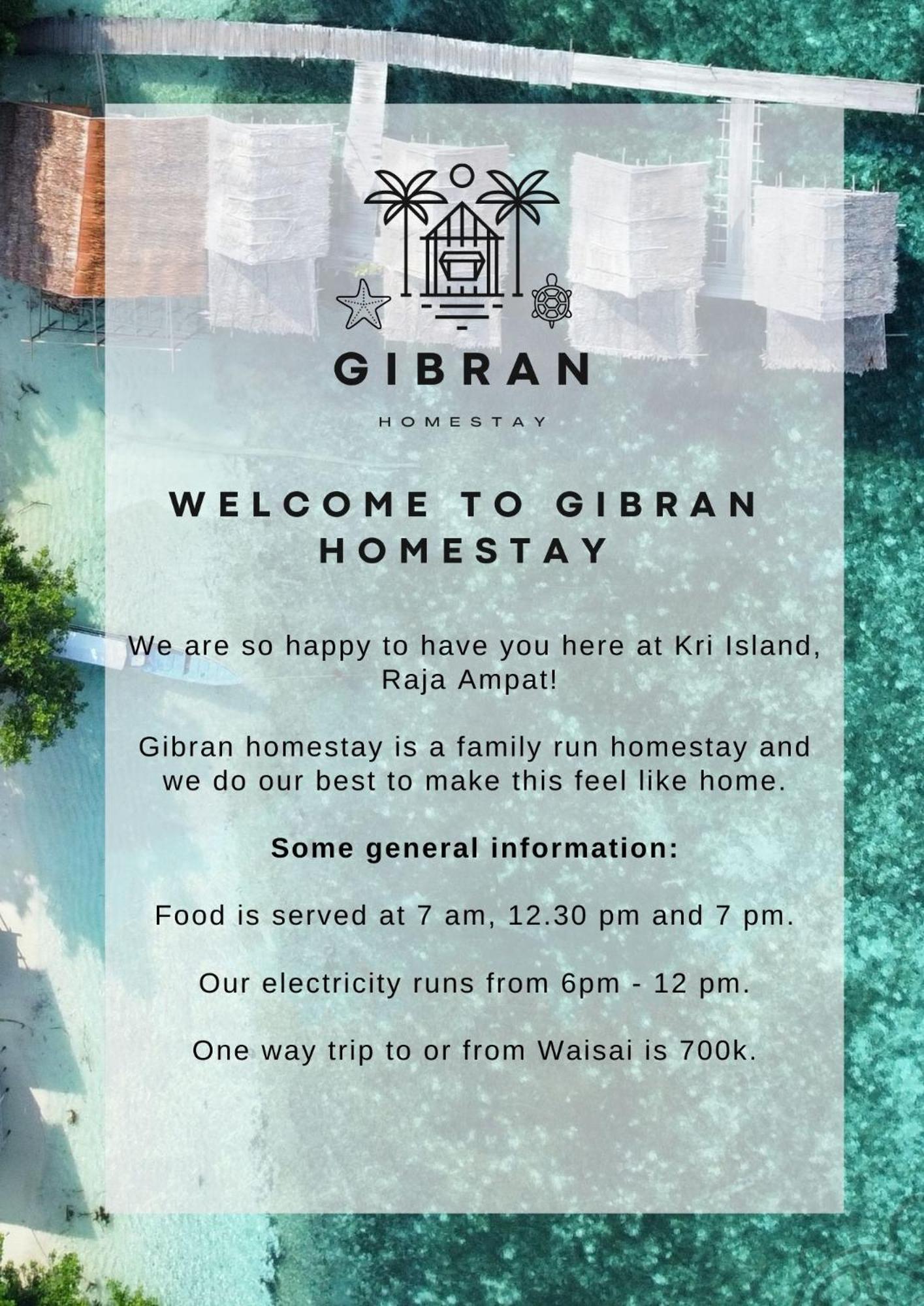 Gibran Guest House Kri المظهر الخارجي الصورة